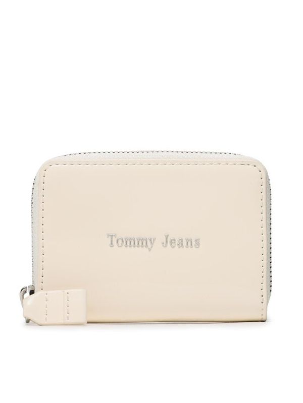 Tommy Jeans Tommy Jeans Малък дамски портфейл Tjw Must Small Za Patent Екрю