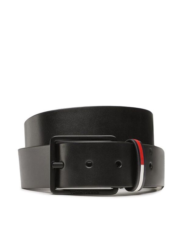 Tommy Jeans Tommy Jeans Мъжки колан Tjm New Leather 4.0 AM0AM09011 Черен