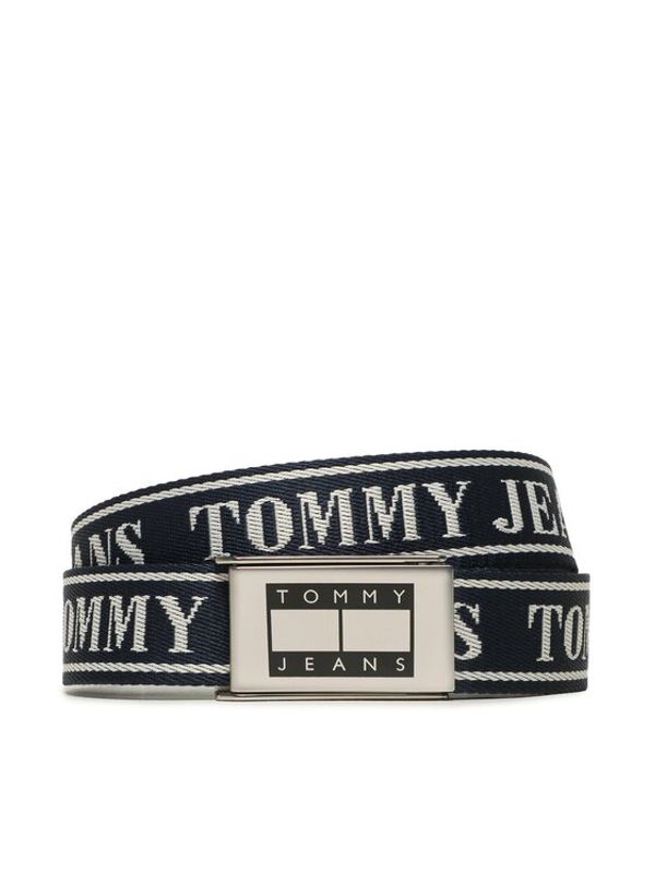 Tommy Jeans Tommy Jeans Мъжки колан Tjm Skater B Jacquard Belt 4.0 AM0AM11196 Тъмносин