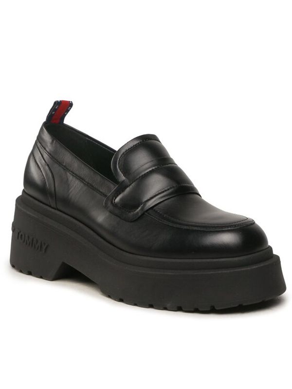 Tommy Jeans Tommy Jeans Обувки Tjw Ava Loafer EN0EN02218 Черен