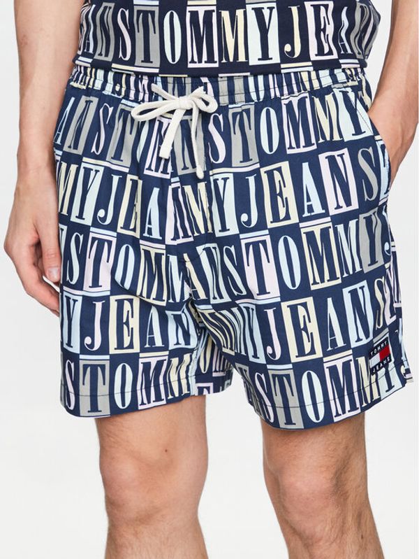 Tommy Jeans Tommy Jeans Плажни шорти DM0DM15971 Тъмносин Regular Fit