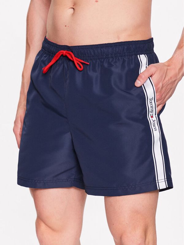 Tommy Jeans Tommy Jeans Плувни шорти UM0UM02757 Тъмносин Slim Fit