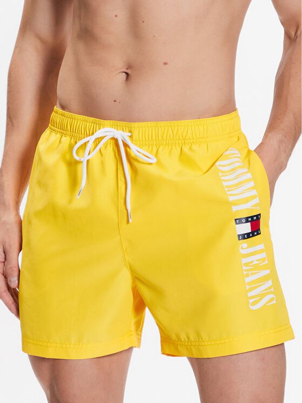 Tommy Jeans Tommy Jeans Плувни шорти UM0UM02954 Жълт Slim Fit