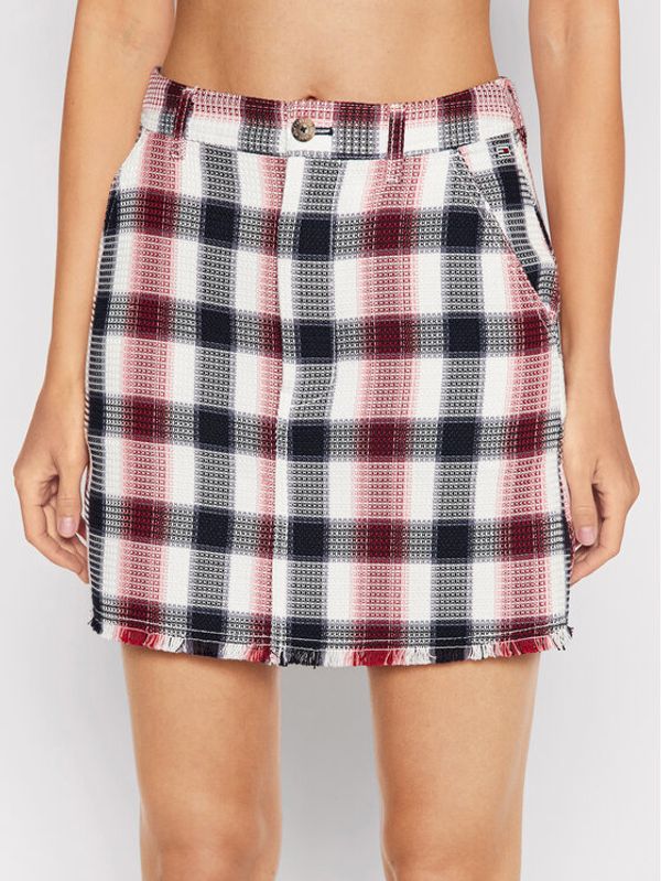 Tommy Jeans Tommy Jeans Пола тип трапец Waffle DW0DW11916 Цветен Regular Fit