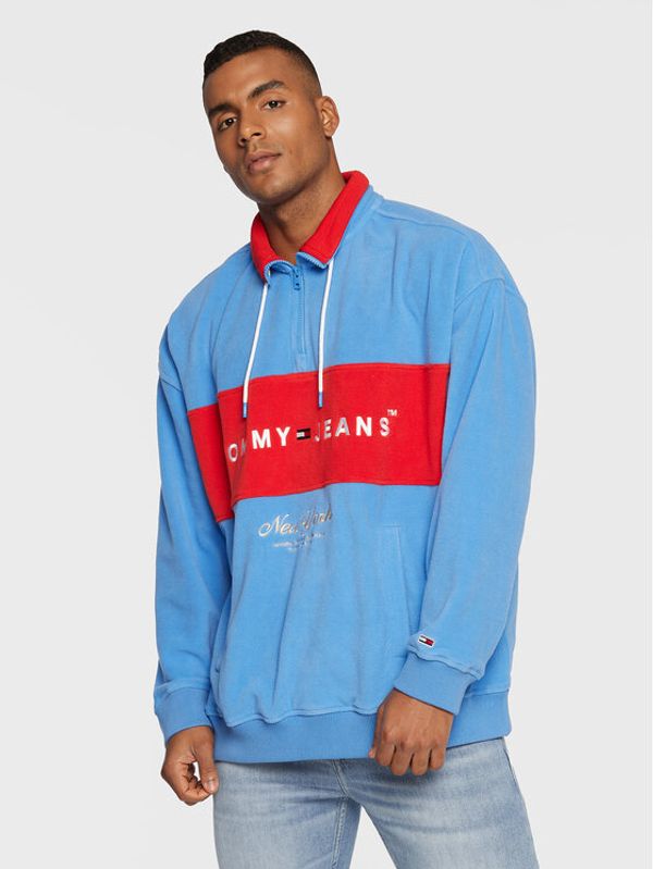 Tommy Jeans Tommy Jeans Полар Archive DM0DM13884 Син Regular Fit