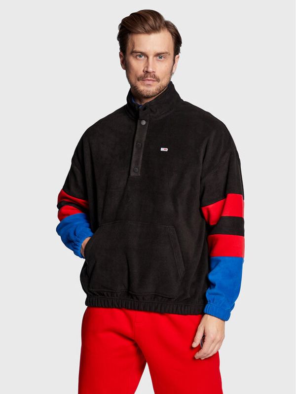 Tommy Jeans Tommy Jeans Полар Skater Modern Sport DM0DM15687 Черен Oversize