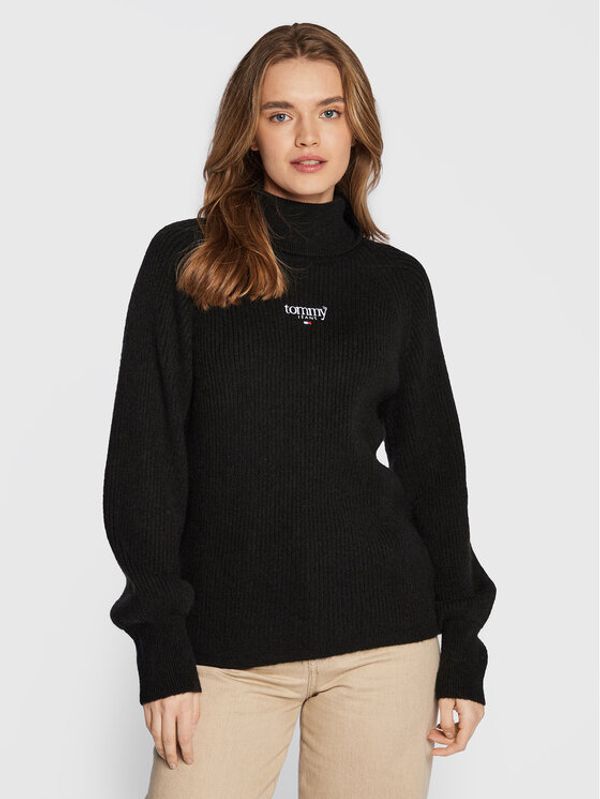 Tommy Jeans Tommy Jeans Поло Lofty DW0DW14257 Черен Relaxed Fit