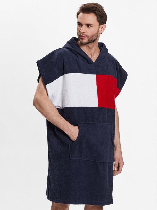 Tommy Jeans Tommy Jeans Пончо UU0UU00075 Тъмносин Relaxed Fit