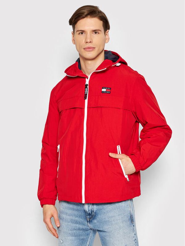 Tommy Jeans Tommy Jeans Преходно яке Chicago DM0DM13340 Червен Regular Fit