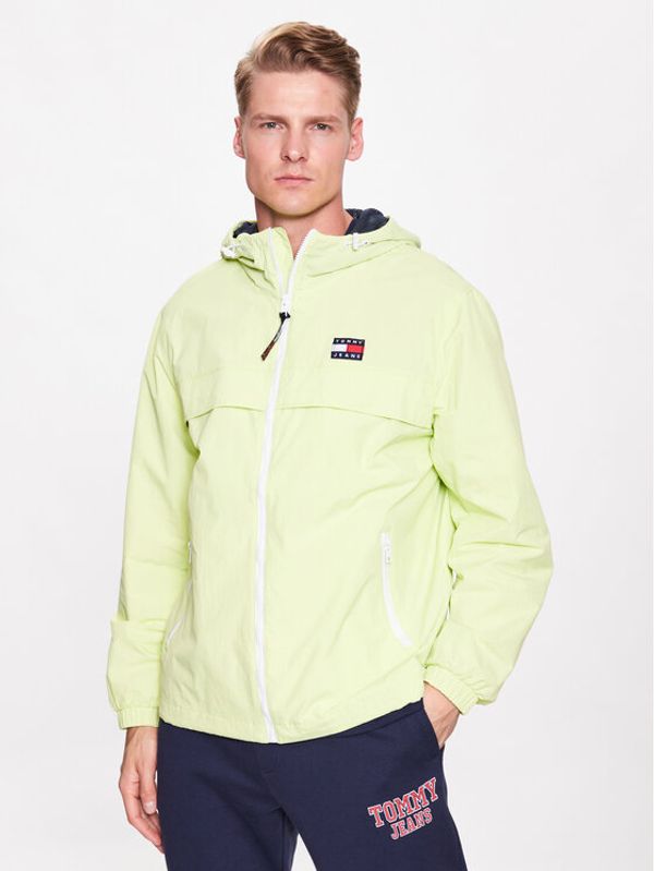 Tommy Jeans Tommy Jeans Преходно яке Chicago DM0DM13340 Зелен Regular Fit