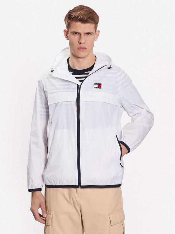 Tommy Jeans Tommy Jeans Преходно яке Chicago DM0DM16584 Бял Regular Fit