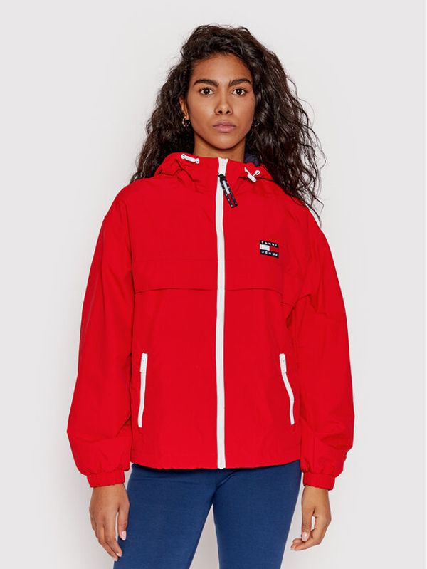 Tommy Jeans Tommy Jeans Преходно яке Chicago DW0DW12613 Червен Relaxed Fit