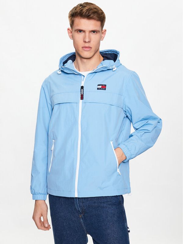 Tommy Jeans Tommy Jeans Преходно яке Chicago Windbreaker DM0DM13340 Син Regular Fit