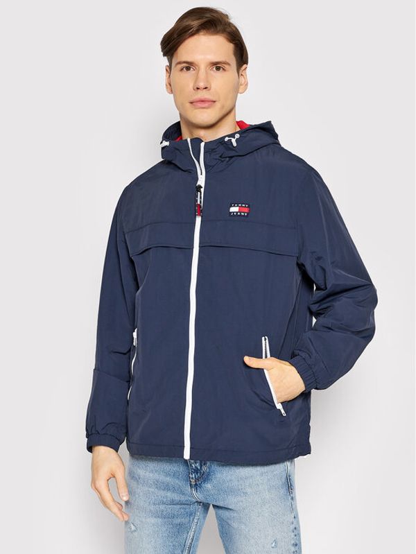 Tommy Jeans Tommy Jeans Преходно яке Chicago Windbreaker DM0DM13340 Тъмносин Regular Fit
