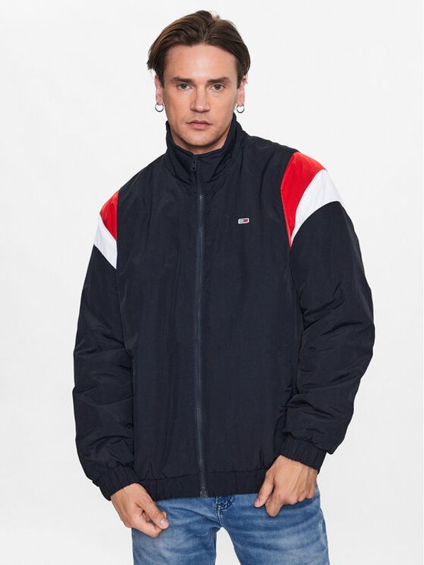 Tommy Jeans Tommy Jeans Преходно яке Colorblock Essential DM0DM16580 Тъмносин Regular Fit