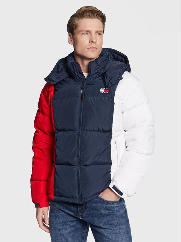 Tommy Jeans Tommy Jeans Пухено яке Alaska Colorblock DM0DM15639 Цветен Regular Fit