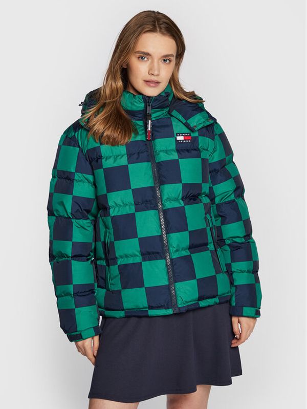 Tommy Jeans Tommy Jeans Пухено яке Alaska DW0DW14286 Зелен Regular Fit
