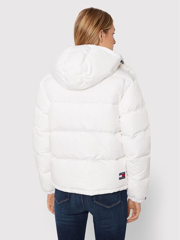 Tommy Jeans Tommy Jeans Пухено яке Alaska DW0DW14661 Бял Regular Fit