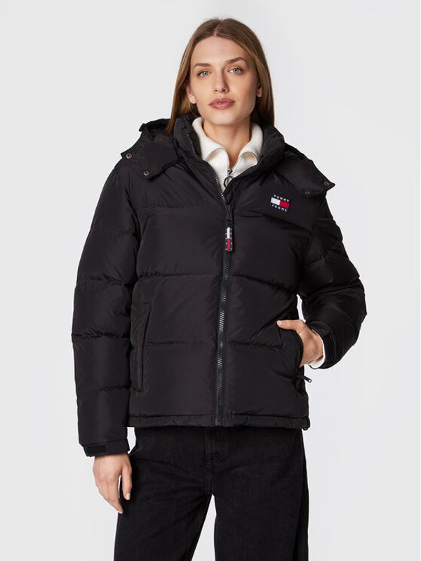 Tommy Jeans Tommy Jeans Пухено яке Alaska DW0DW14661 Черен Regular Fit