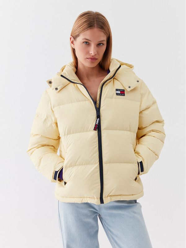 Tommy Jeans Tommy Jeans Пухено яке Alaska DW0DW14661 Жълт Regular Fit