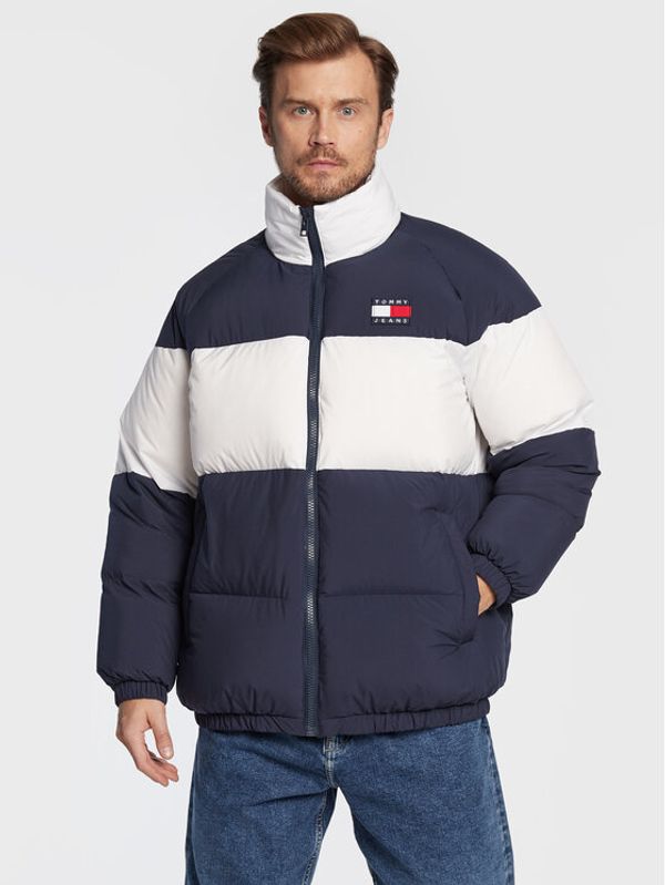 Tommy Jeans Tommy Jeans Пухено яке Authentic Serif DM0DM14400 Тъмносин Regular Fit