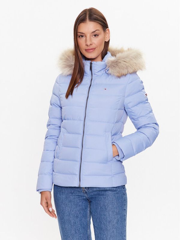 Tommy Jeans Tommy Jeans Пухено яке Basic DW0DW08588 Виолетов Slim Fit