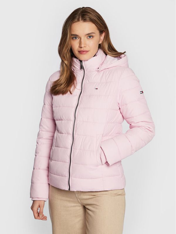 Tommy Jeans Tommy Jeans Пухено яке Basic DW0DW13741 Розов Regular Fit