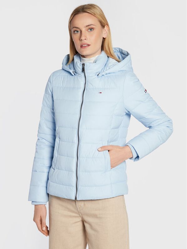 Tommy Jeans Tommy Jeans Пухено яке Basic DW0DW13741 Син Regular Fit