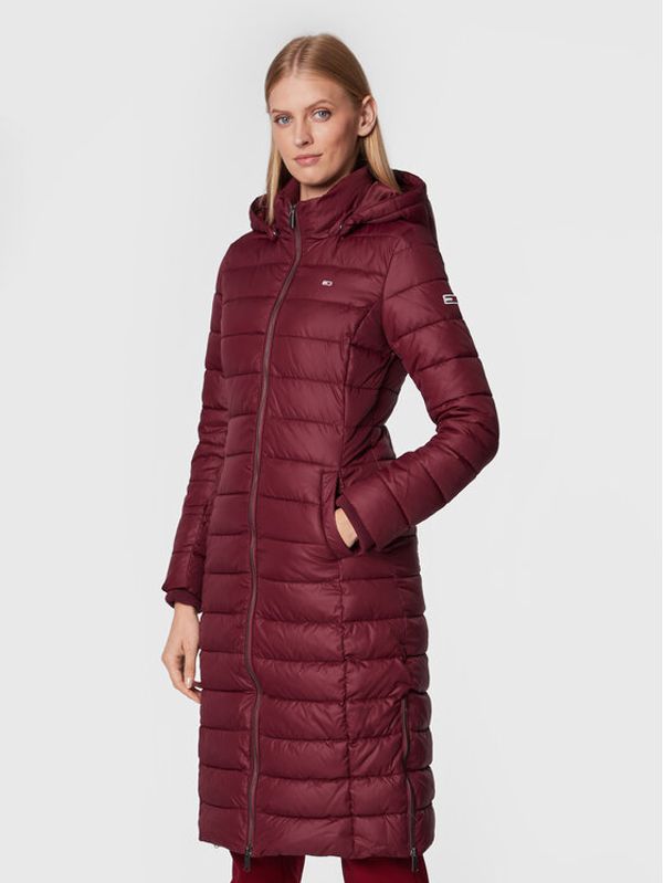 Tommy Jeans Tommy Jeans Пухено яке Basic DW0DW14385 Бордо Slim Fit