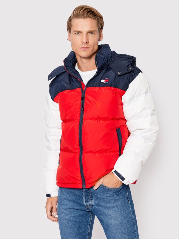 Tommy Jeans Tommy Jeans Пухено яке Color Block Alaska DM0DM14460 Цветен Regular Fit