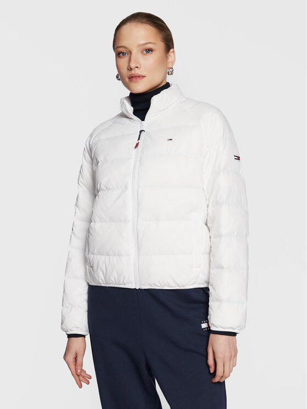 Tommy Jeans Tommy Jeans Пухено яке DW0DW14929 Бял Regular Fit