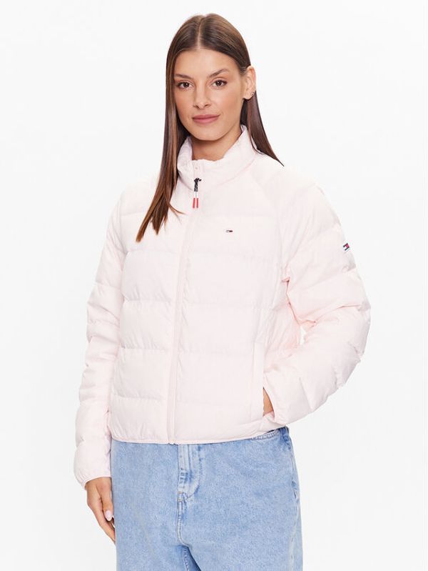 Tommy Jeans Tommy Jeans Пухено яке DW0DW14929 Розов Regular Fit