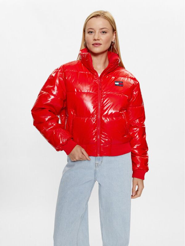 Tommy Jeans Tommy Jeans Пухено яке DW0DW16098 Червен Regular Fit