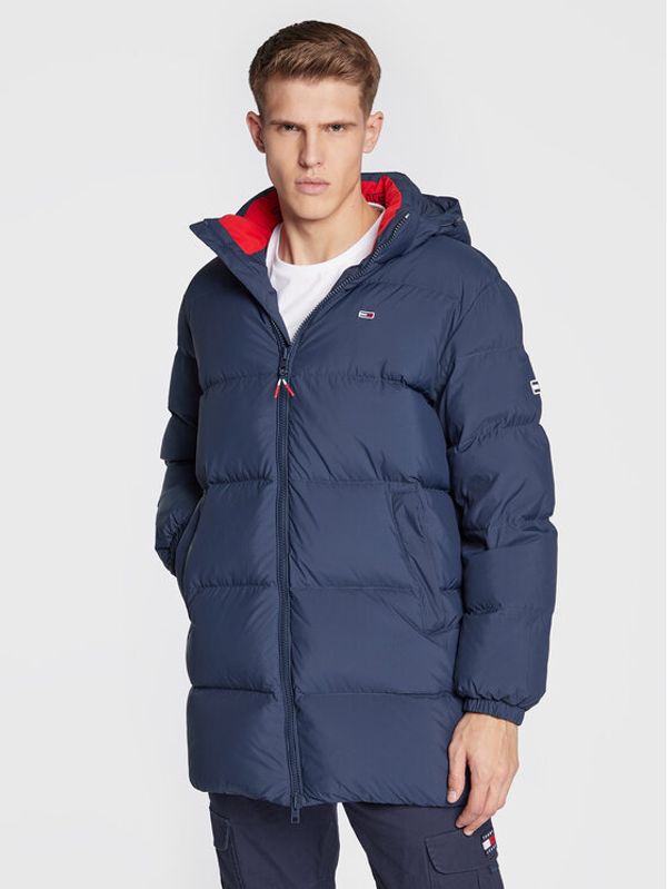 Tommy Jeans Tommy Jeans Пухено яке Essentail DM0DM15117 Тъмносин Regular Fit