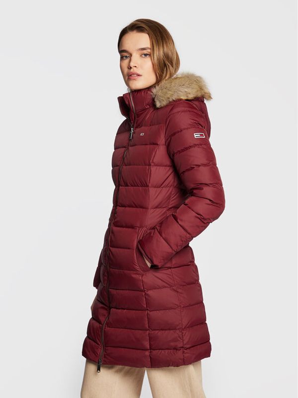 Tommy Jeans Tommy Jeans Пухено яке Essential DW0DW09060 Бордо Regular Fit