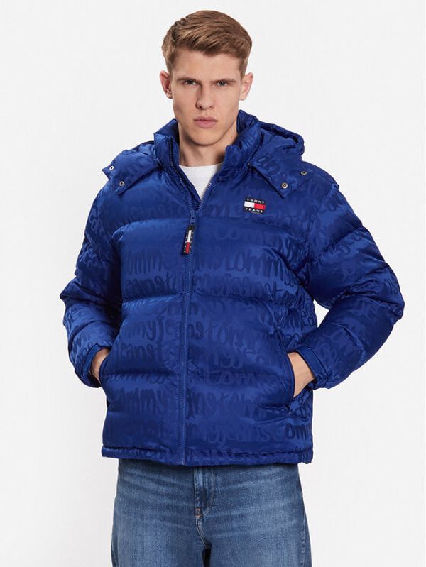 Tommy Jeans Tommy Jeans Пухено яке Graffiti Alaska DM0DM16576 Тъмносин Regular Fit