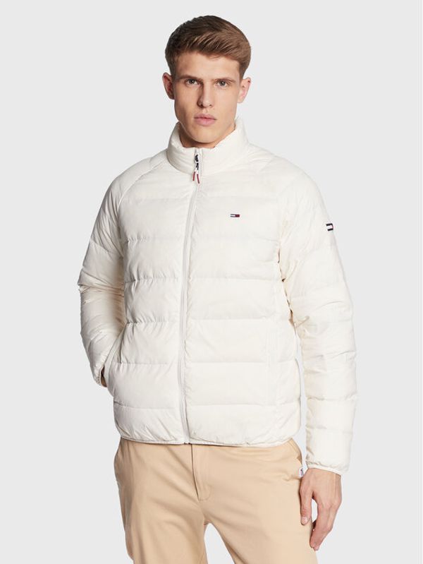 Tommy Jeans Tommy Jeans Пухено яке Light DM0DM15385 Екрю Regular Fit