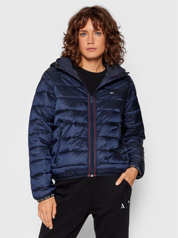 Tommy Jeans Tommy Jeans Пухено яке Quilted DW0DW09350 Тъмносин Regular Fit