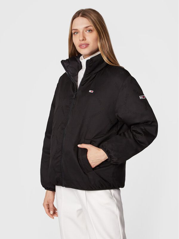 Tommy Jeans Tommy Jeans Пухено яке Reverse DW0DW13751 Черен Regular Fit