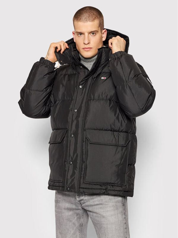 Tommy Jeans Tommy Jeans Пухено яке Tjm Premium DM0DM11182 Черен Regular Fit