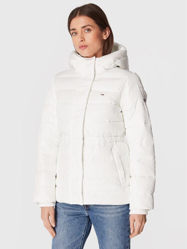 Tommy Jeans Tommy Jeans Пухено яке Tjw DW0DW14302 Бял Slim Fit