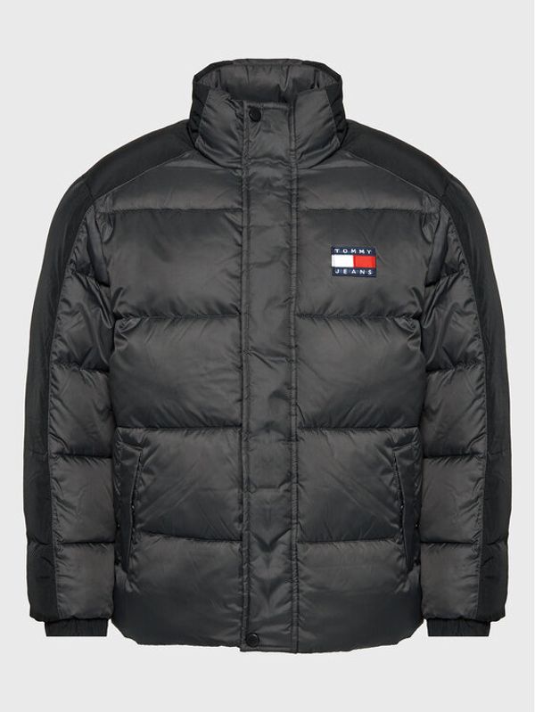 Tommy Jeans Tommy Jeans Пухено яке Tonal Badge DM0DM15121 Черен Regular Fit