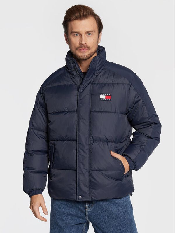 Tommy Jeans Tommy Jeans Пухено яке Tonal Badge DM0DM15121 Тъмносин Regular Fit