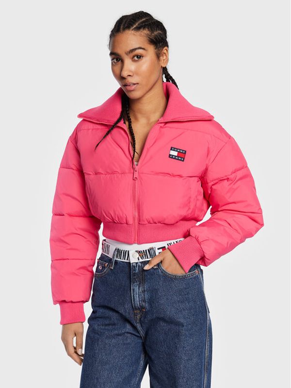 Tommy Jeans Tommy Jeans Пухено яке Ultra DW0DW14938 Розов Regular Fit