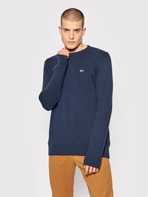 Tommy Jeans Tommy Jeans Пуловер Tjm Essential DM0DM11856 Тъмносин Regular Fit