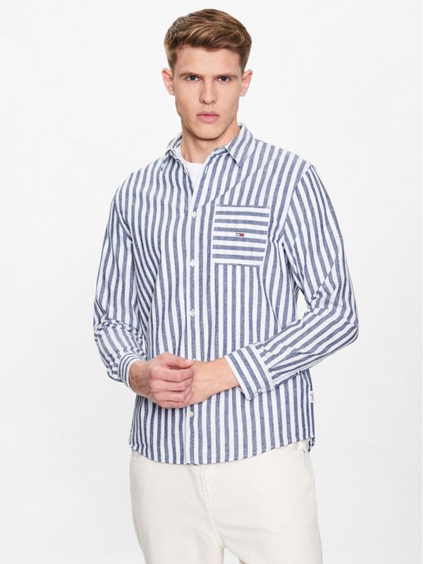 Tommy Jeans Tommy Jeans Риза Classic DM0DM16342 Тъмносин Regular Fit