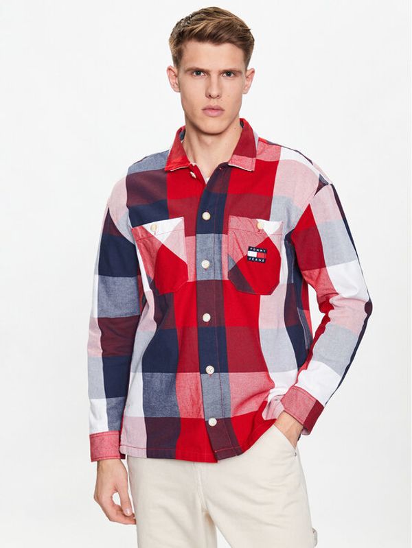 Tommy Jeans Tommy Jeans Риза DM0DM16344 Червен Regular Fit