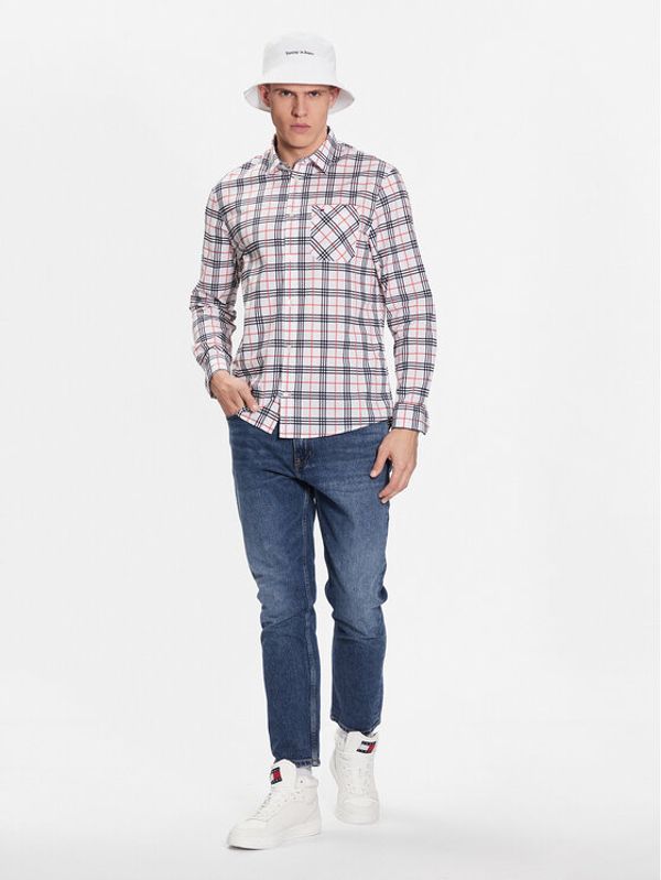 Tommy Jeans Tommy Jeans Риза DM0DM16608 Бял Regular Fit