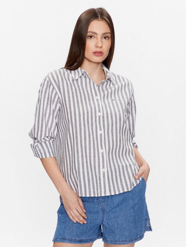 Tommy Jeans Tommy Jeans Риза DW0DW15578 Зелен Relaxed Fit