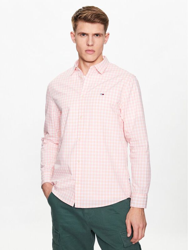 Tommy Jeans Tommy Jeans Риза Essential DM0DM15934 Розов Classic Fit